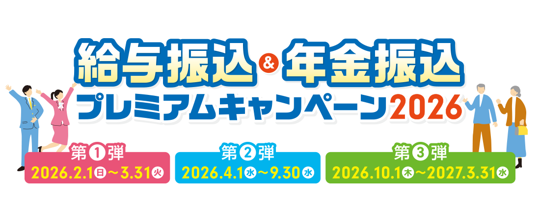 東北ろうきん給与振込&年金振込キャンペーン